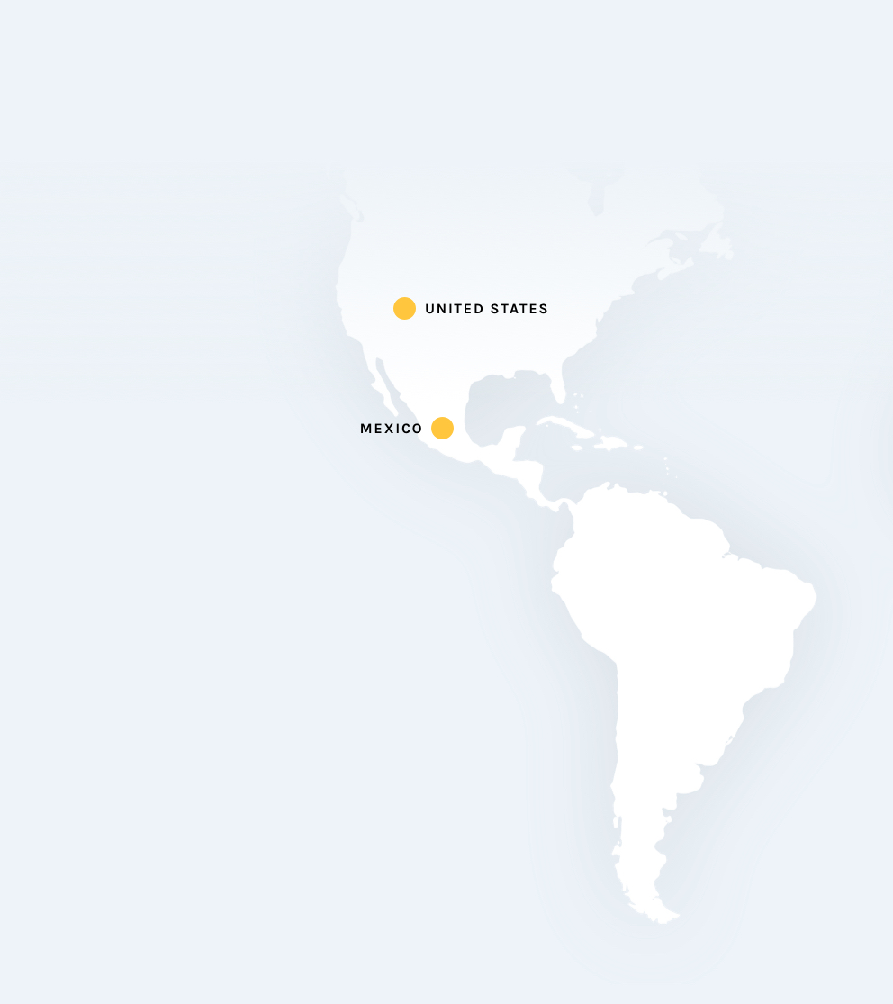 Map of Americas